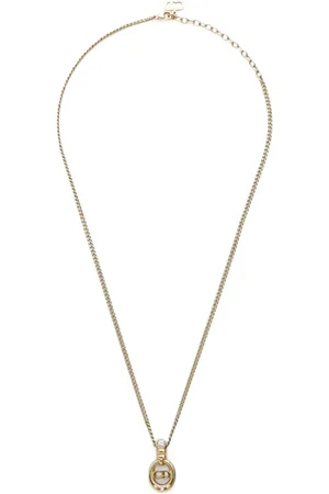 Dior 1990-2000s logo-pendant necklace