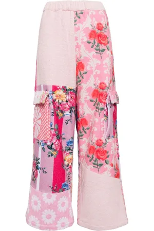 Cavia Colour-block patchwork cargo trousers