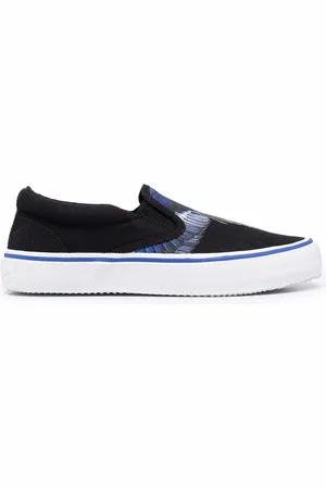 MARCELO BURLON Wings-print slip-on sneakers