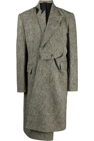 Marina Yee Luke asymmetric single-breasted coat