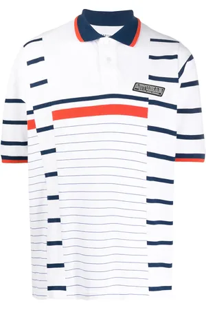MARTINE ROSE Striped polo shirt