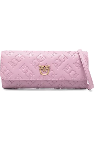 Pinko Embossed-logo wallet-on-chain