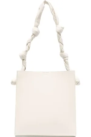 Jil Sander Tangle leather tote bag
