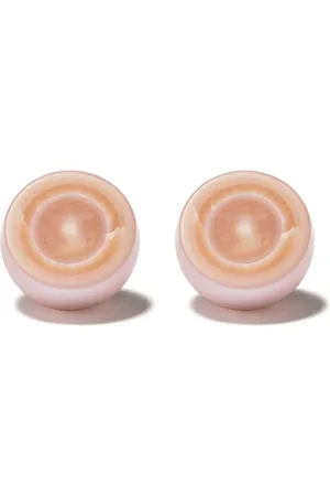 Tasaki 18kt yellow gold M/G Sliced earrings