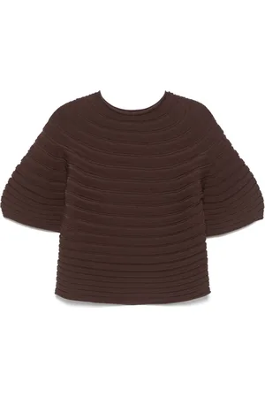 PLEATS PLEASE ISSEY MIYAKE Mushroom-knit top