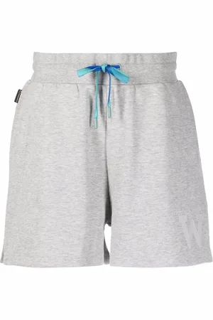 Woolrich Logo-embroidered organic cotton shorts