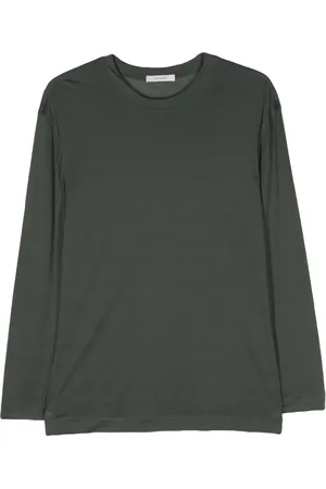 LEMAIRE Long-sleeve silk T-shirt
