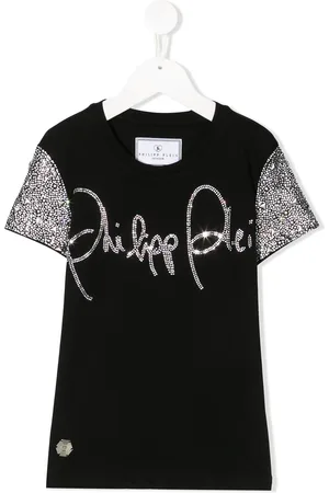 Philipp Plein Embellished sleeve T-shirt