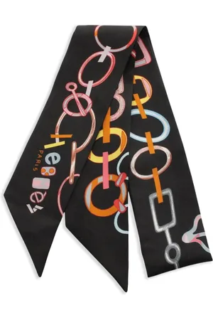 Hermès 2010s Twilly Camalis scarf