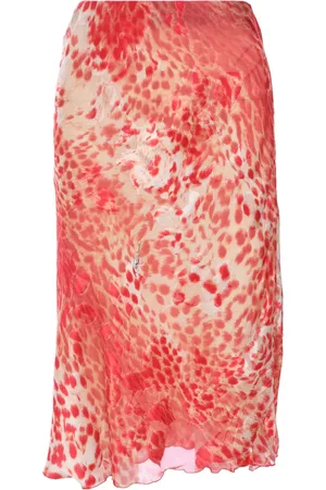 Roberto Cavalli Animal-print skirt