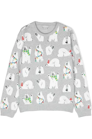 Stella McCartney Polar Bear-print cotton sweatshirt
