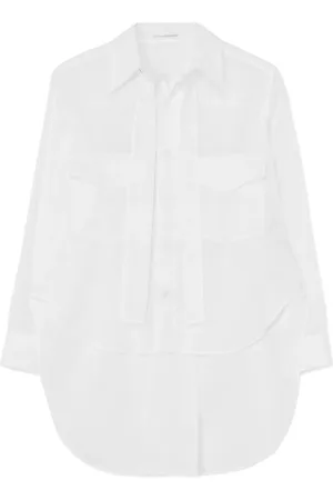 YOHJI YAMAMOTO Long-sleeve tied cotton shirt