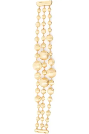 Marco Bicego 18kt yellow three-strand beaded bracelet