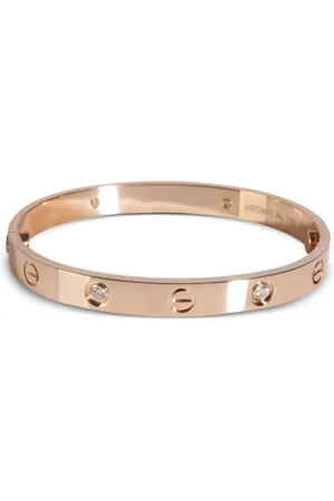 Cartier 18K rose gold Love diamond bracelet