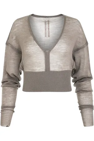 Rick Owens Cropped virgin wool jumper