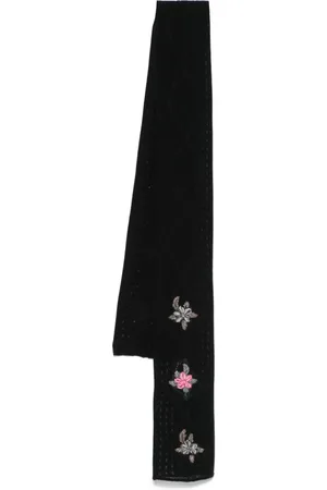 MAGLIANO Floral-embroidered scarf