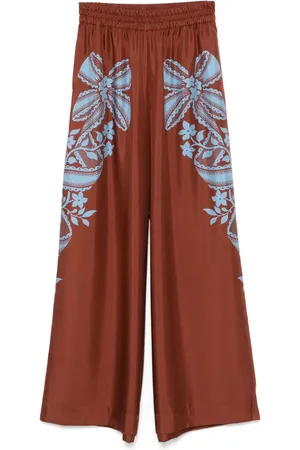 La DoubleJ Silk twill trousers