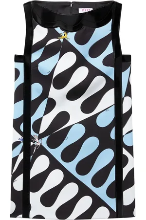 Puccini Leocorno-print minidress
