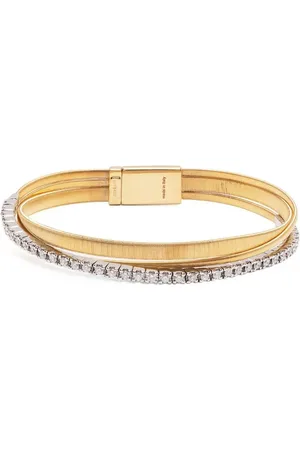 Marco Bicego 18kt yellow Masai diamond tennis bracelet