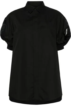 SACAI Poplin mini shirt dress
