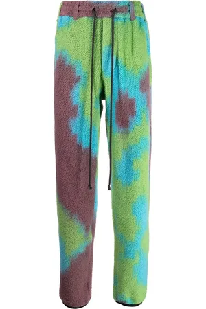 SONG FOR THE MUTE Tie-dye drawstring track pants