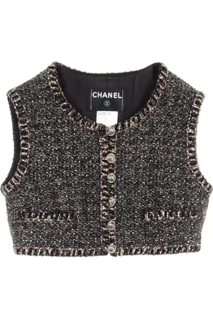 CHANEL 1986-1988 tweed vest