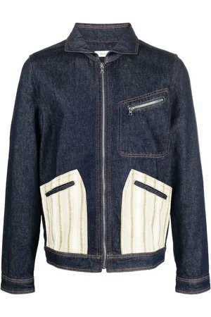 WALES BONNER Contrast-panel denim jacket