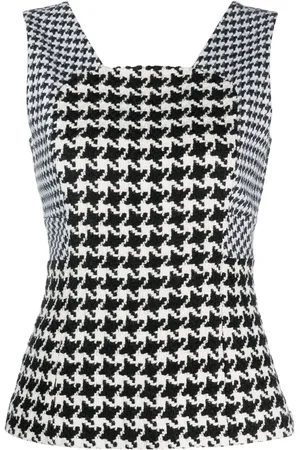 Dior 2010 houndstooth top