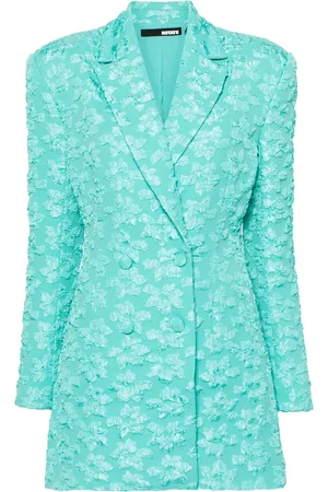 ROTATE Textured double-breasted blazer