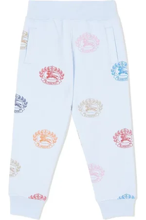 Burberry EKD-print cotton track pants