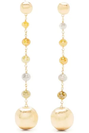 Marco Bicego 18kt yellow diamond drop earrings