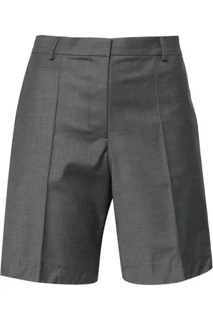 MATÉRIEL by Aleksandre Akhalkatsishvili Pressed-crease wool-blend shorts