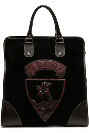 Gucci Coat of arms patch tote