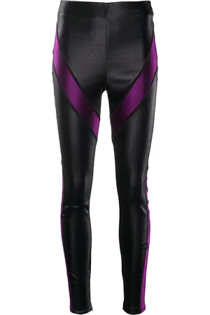 Jean Paul Gaultier 2000s contrast panel skinny trousers