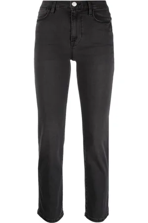 Frame Cropped straight-leg jeans