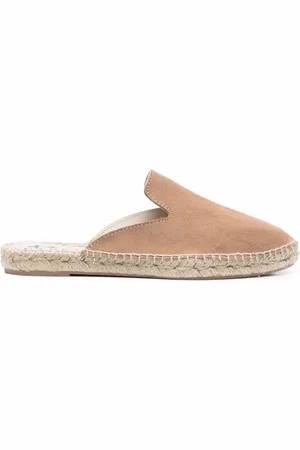 MANEBI Suede flat espadrilles