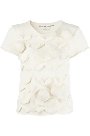 Comme des Garçons 2003 pompom embellished knitted T-shirt