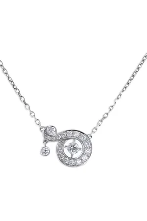 Van cleef 2010s 18kt white gold Nid Du Paradis diamond necklace
