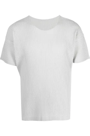 Issey Miyake Ribbed short-sleeve T-shirt