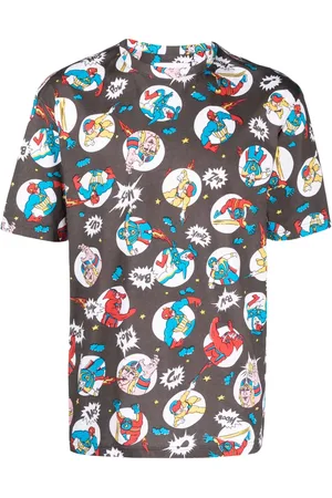 Moschino Illustration-print cotton T-shirt