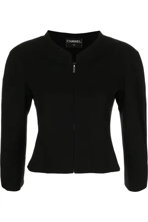 CHANEL Cropped zip-up jacket