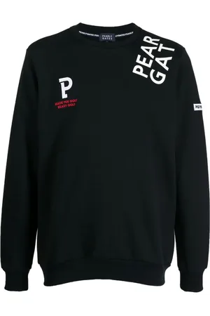PEARLY GATES Logo-print crew-neck sweatshirt