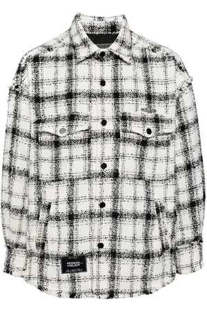 Musium Div. Checked shirt jacket