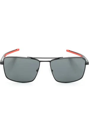 FERRARI Logo-plaque square-frame sunglasses