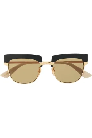 Gucci Interchangeable-rim round sunglasses