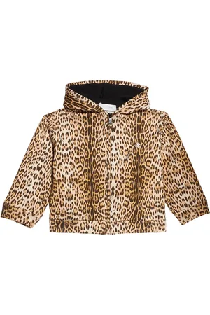 Roberto Cavalli Jaguar-print hoodie