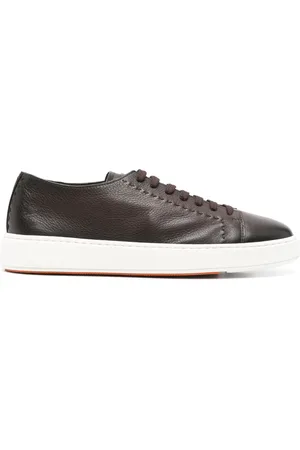 santoni Leather sneakers
