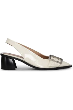 Ganni Slingback buckled pumps