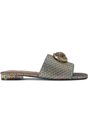 Kurt Geiger Chelsea rhinestone-embellished slide sandals