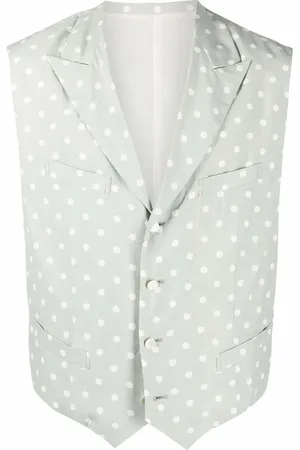 Comme des Garçons 1990s polka dot single-breasted vest